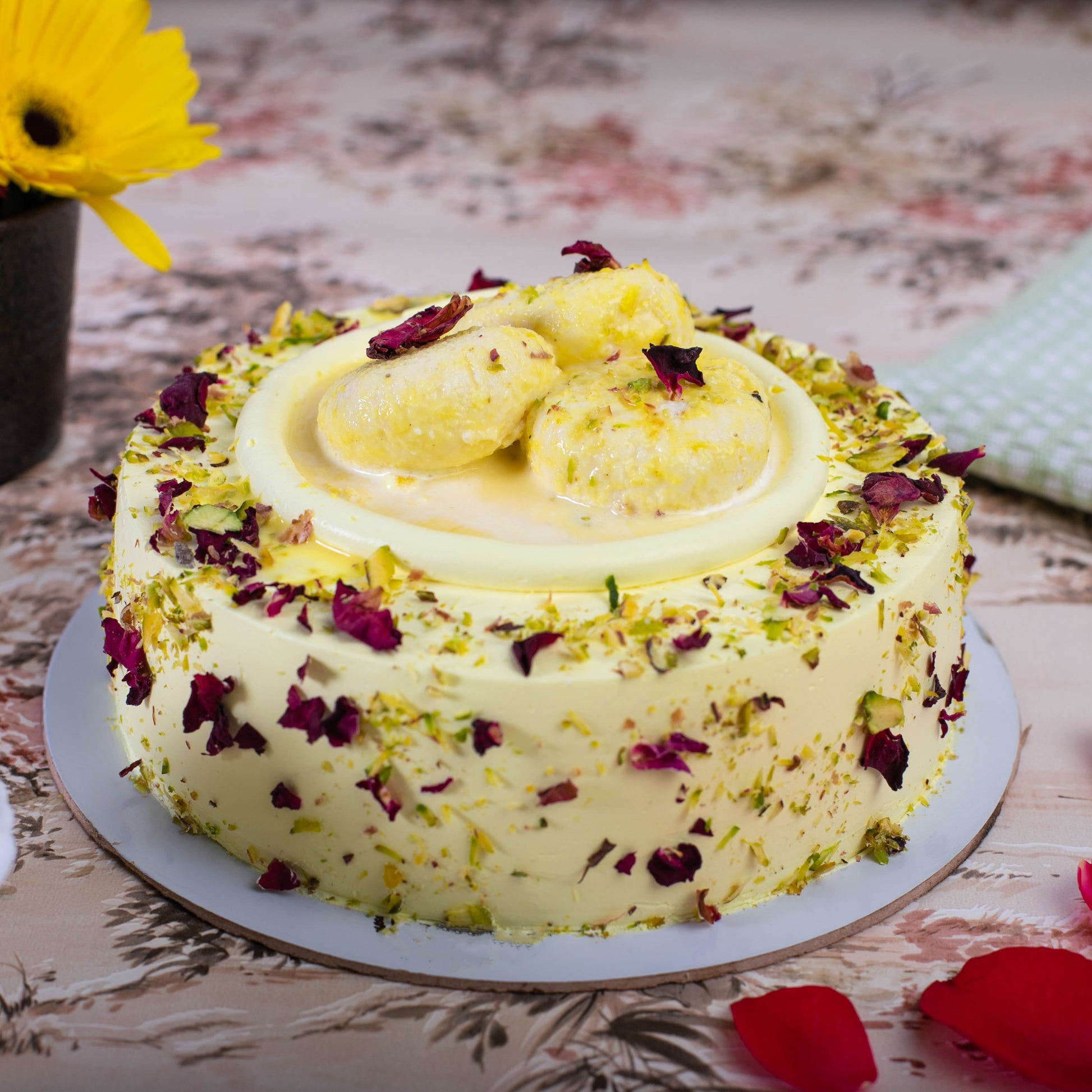 Rasmalai Cake